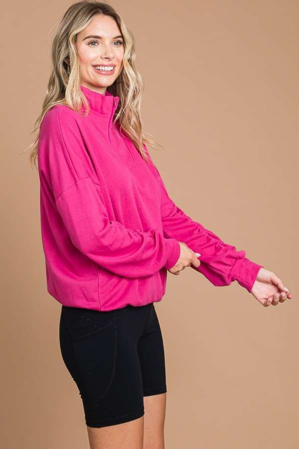 Valkyrie Half Zip Long Sleeve Sweatshirt