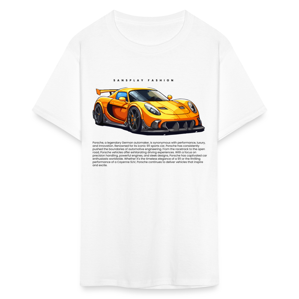 CAR ENTHUSIAST TSHIRT - white