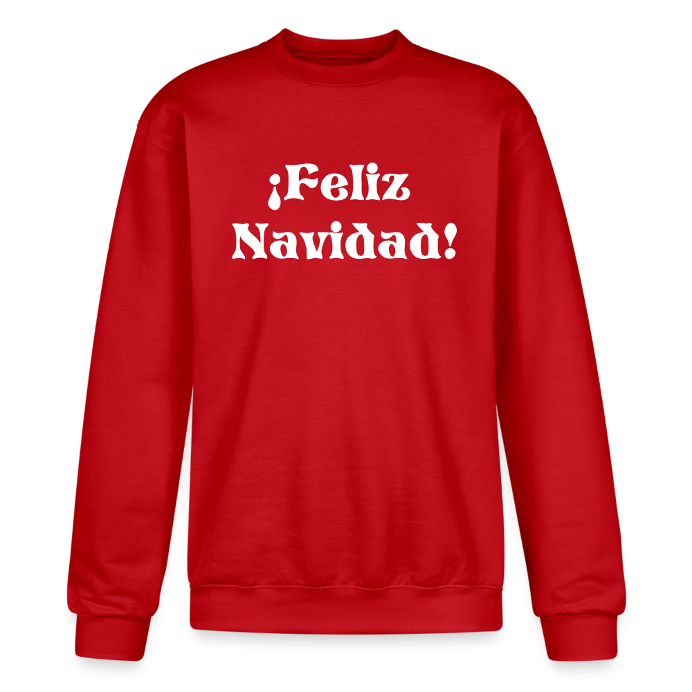 Handcrafted Holiday Hues Sweatshirt - Scarlet