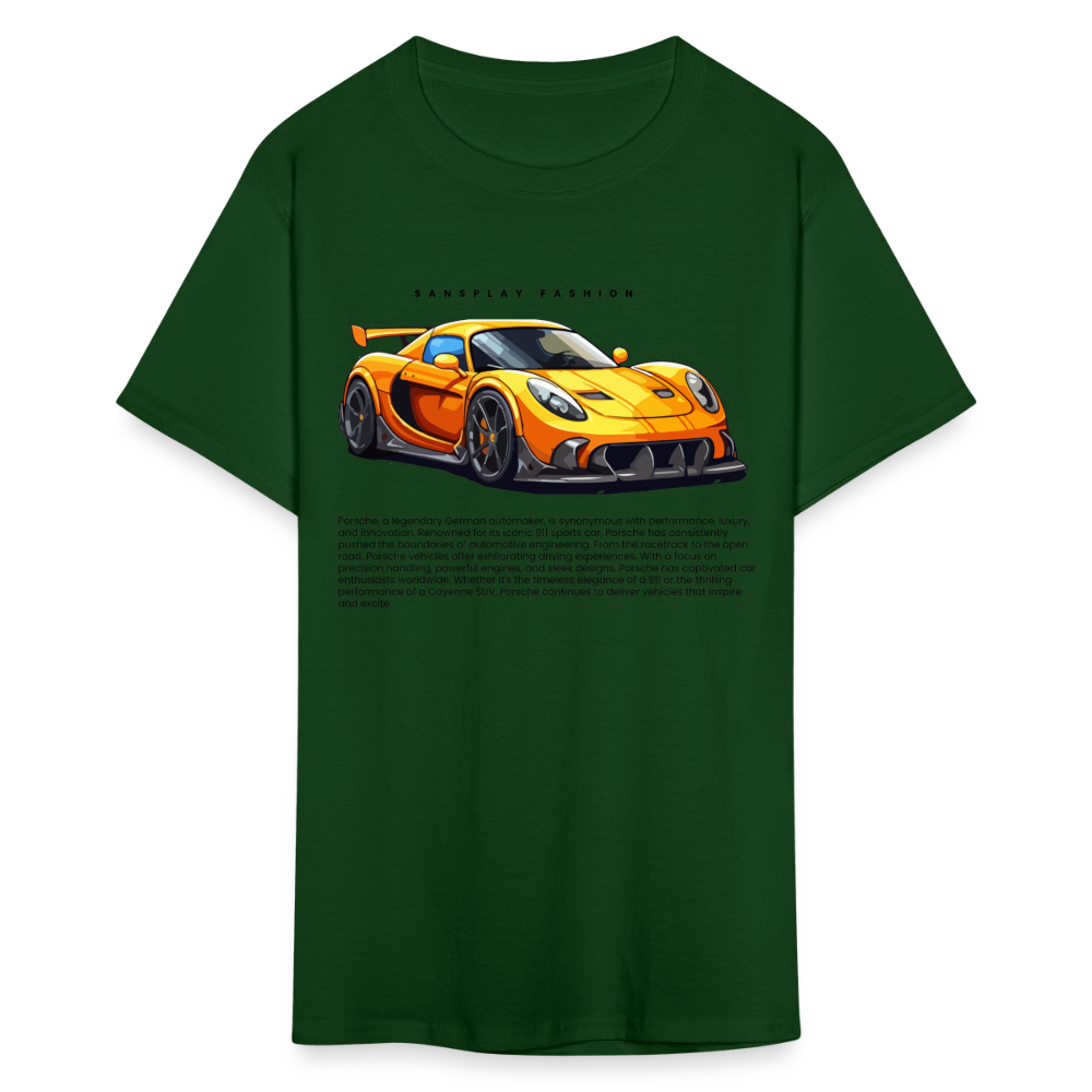 CAR ENTHUSIAST TSHIRT - forest green