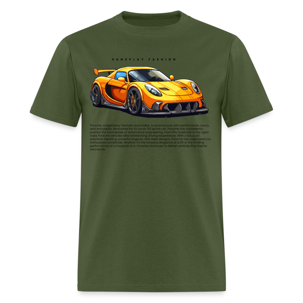 CAR ENTHUSIAST TSHIRT - military green