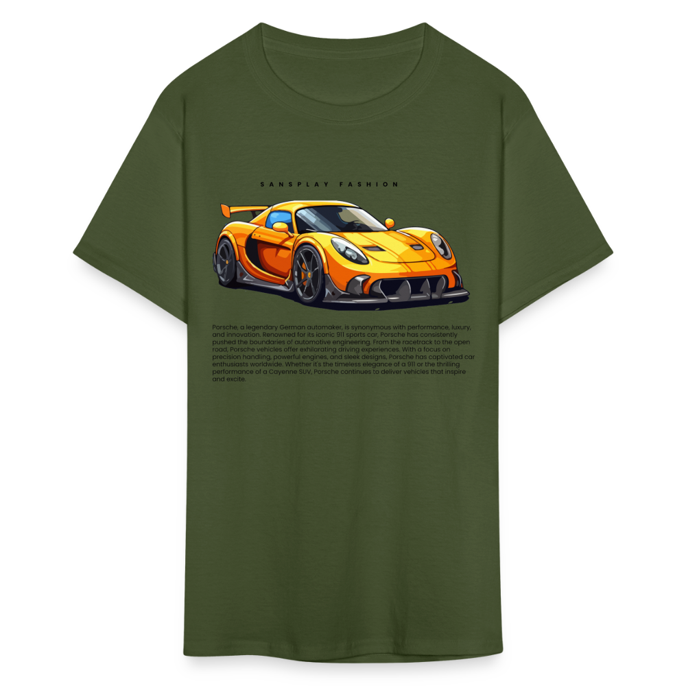 CAR ENTHUSIAST TSHIRT - military green