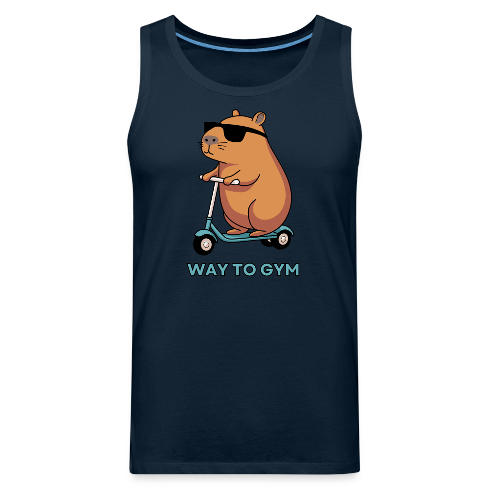 Men’s Premium Tank - deep navy