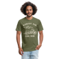 Fitted Cotton/Poly T-Shirt by Next Level - heather military green