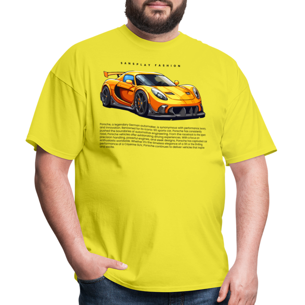 CAR ENTHUSIAST TSHIRT - yellow