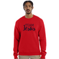 Twinkling Threads of Christmas Sweatshirt - Scarlet