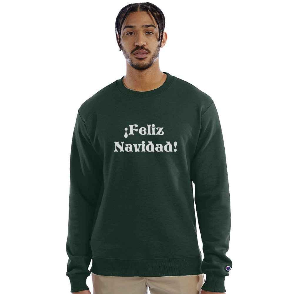 Handcrafted Holiday Hues Sweatshirt - Dark Green