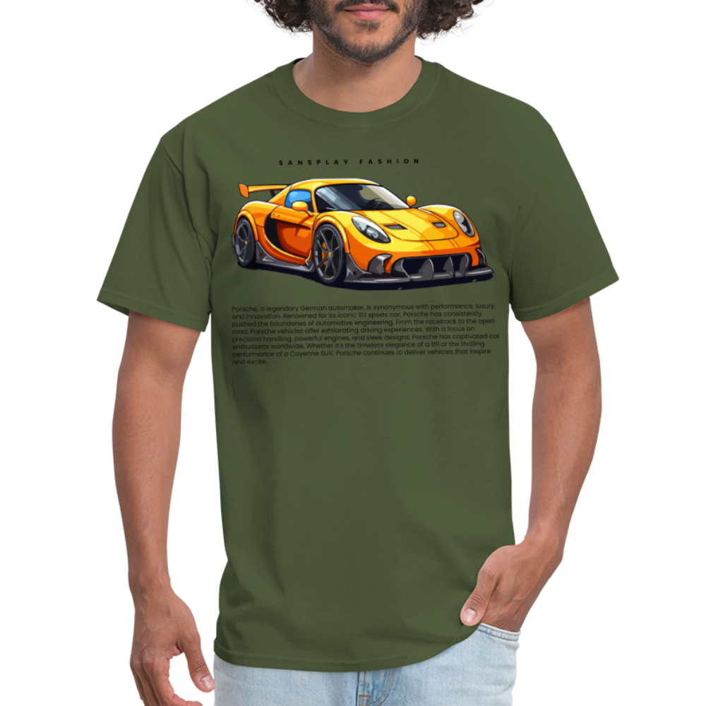 CAR ENTHUSIAST TSHIRT - military green