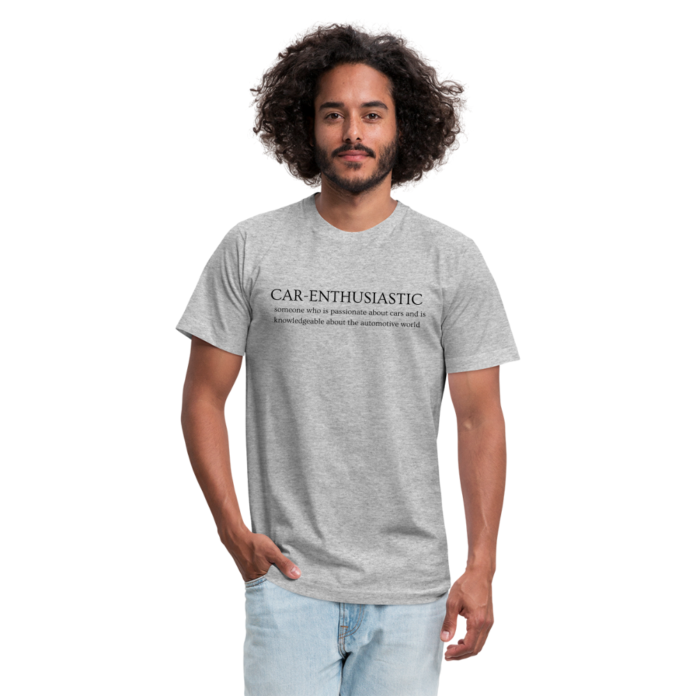 Unisex Jersey T-Shirt by Bella + Canvas - heather gray