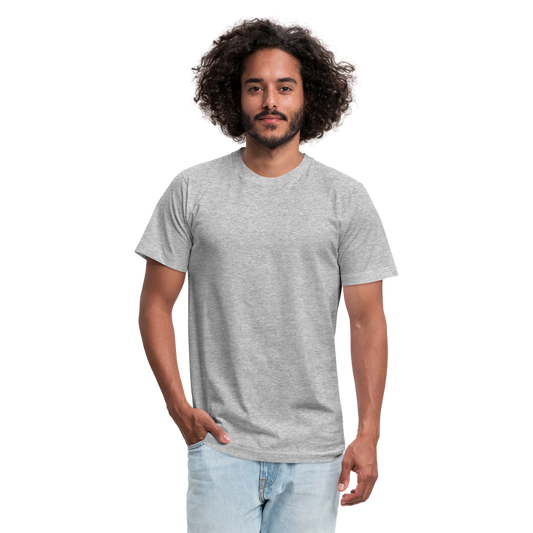 Unisex Jersey T-Shirt by Bella + Canvas - heather gray