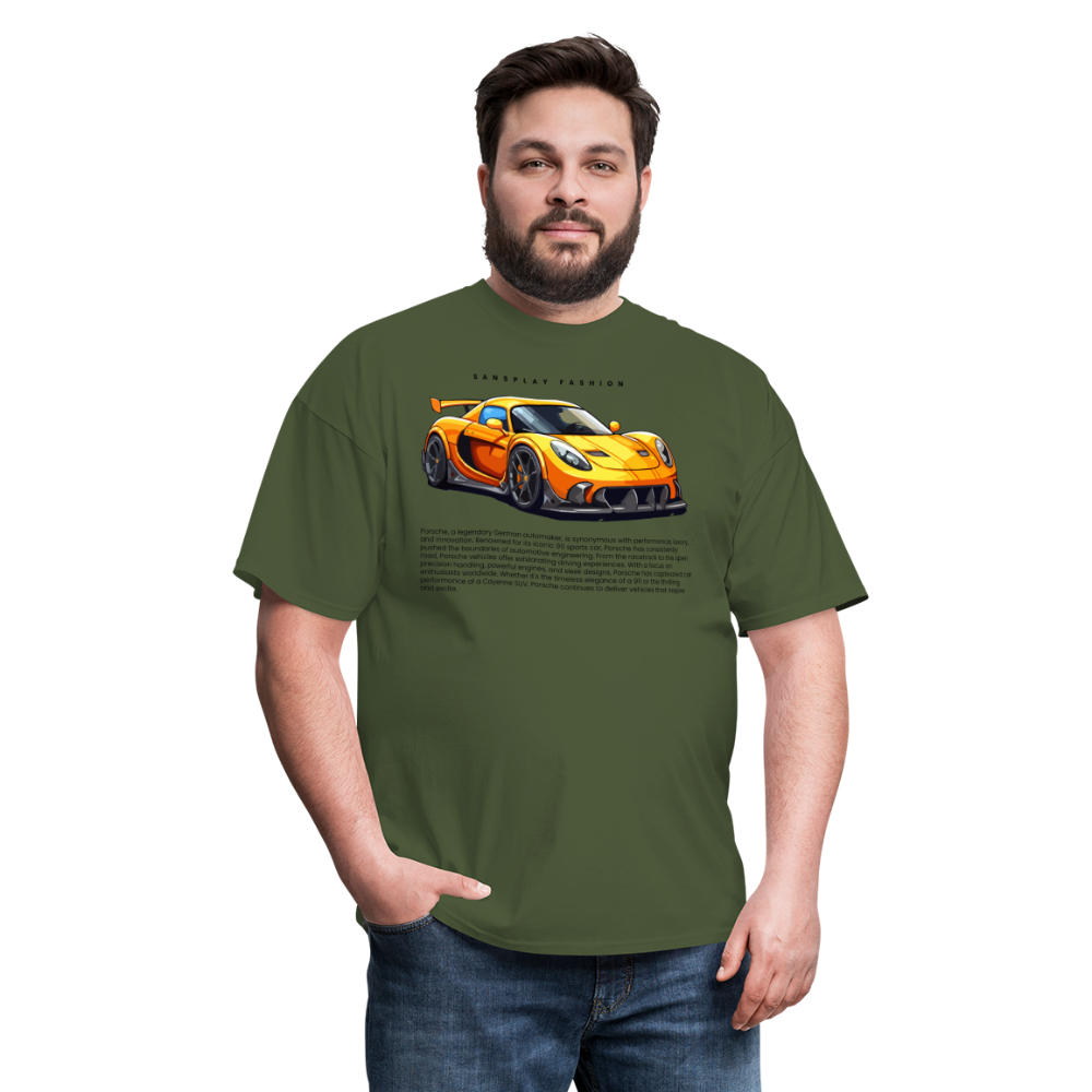 CAR ENTHUSIAST TSHIRT - military green