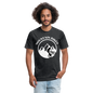 Fitted Cotton/Poly T-Shirt by Next Level - heather black