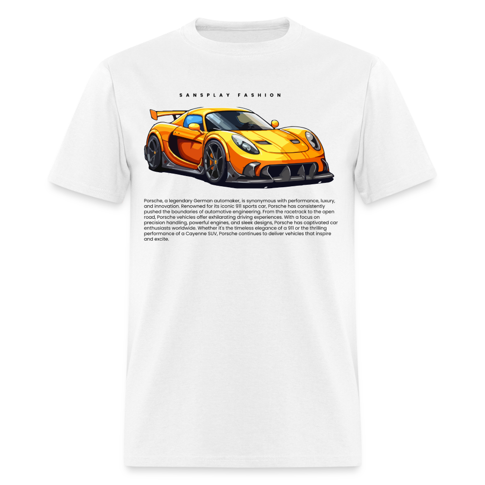 CAR ENTHUSIAST TSHIRT - white