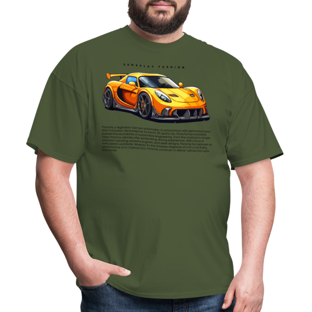 CAR ENTHUSIAST TSHIRT - military green