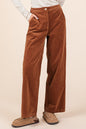 Veridian Corduroy Back Elastic Waist Pants