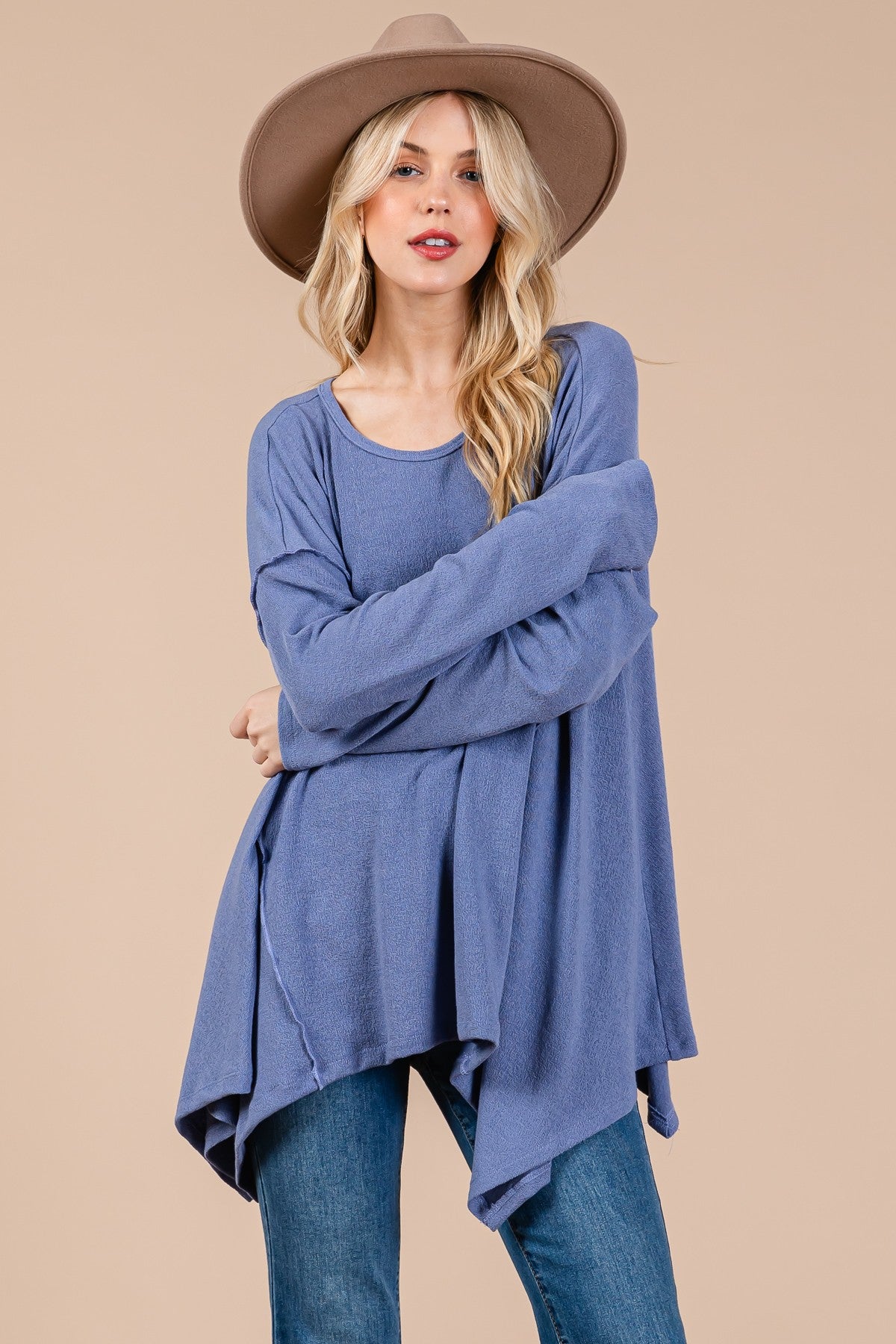 The Avant-Garde Asymmetrical Long Sleeve top