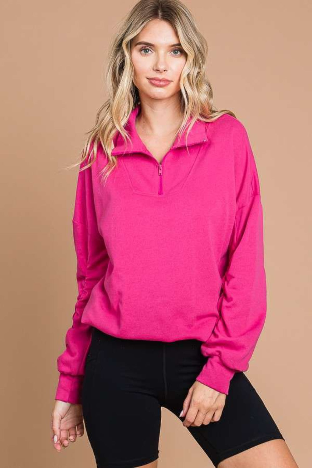 Valkyrie Half Zip Long Sleeve Sweatshirt