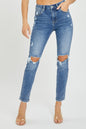 The Gold Standard High Rise Knee Distressed Skinny Jeans