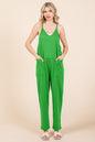 Sansplay Timeless Full Size Sleeveless Jumpsuit with Pockets