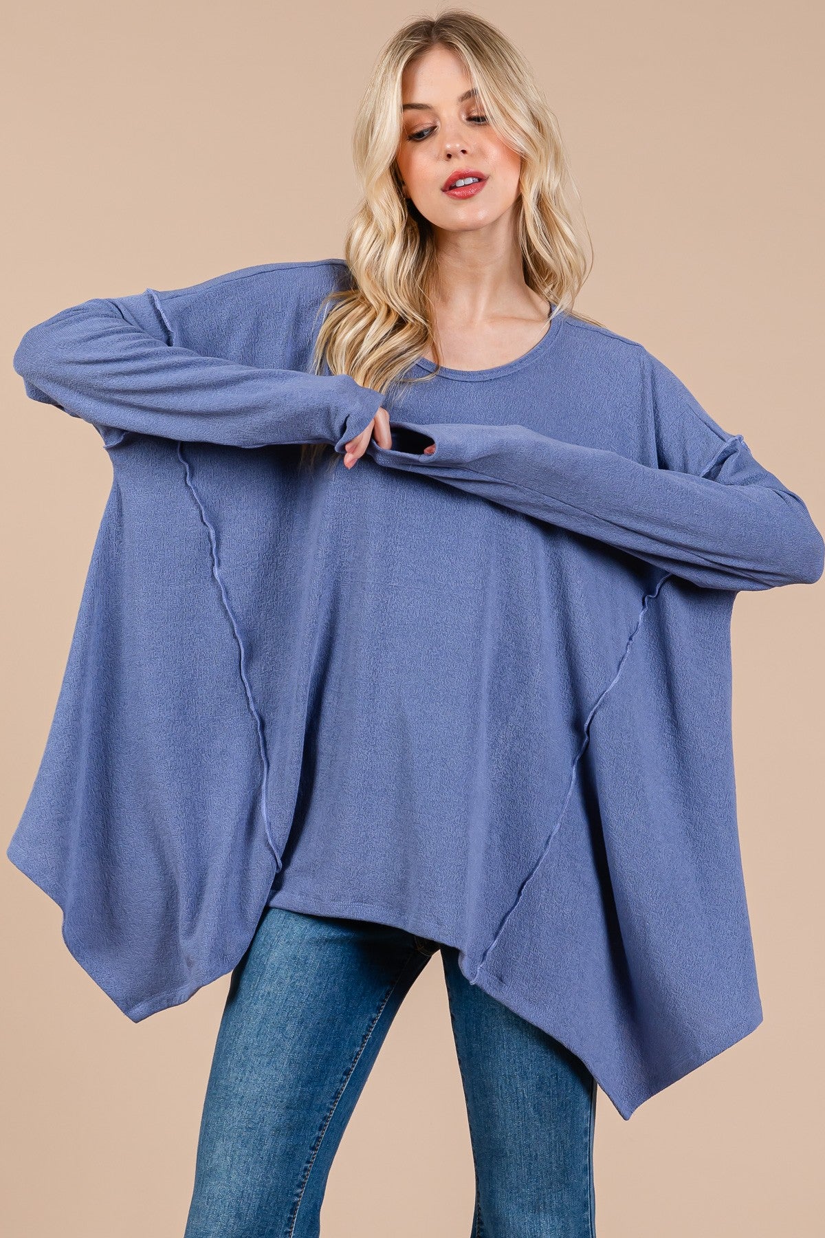 The Avant-Garde Asymmetrical Long Sleeve top