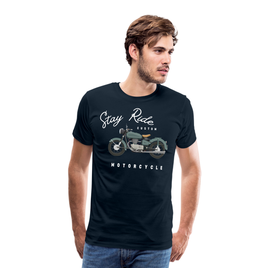 Men's Premium T-Shirt - deep navy